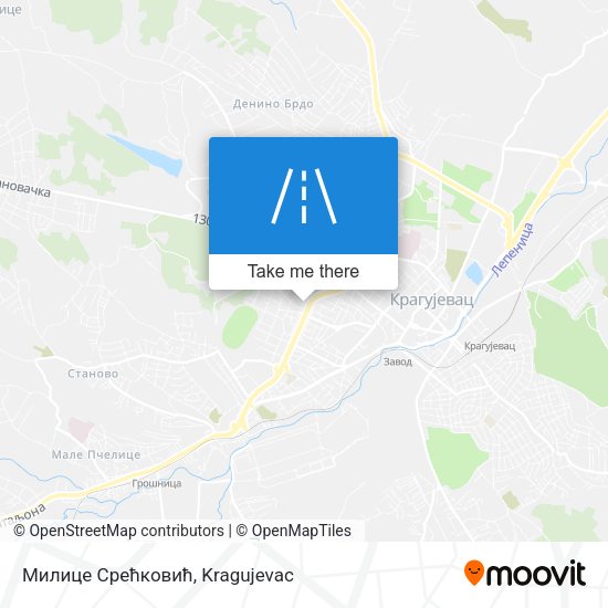 Милице Срећковић map