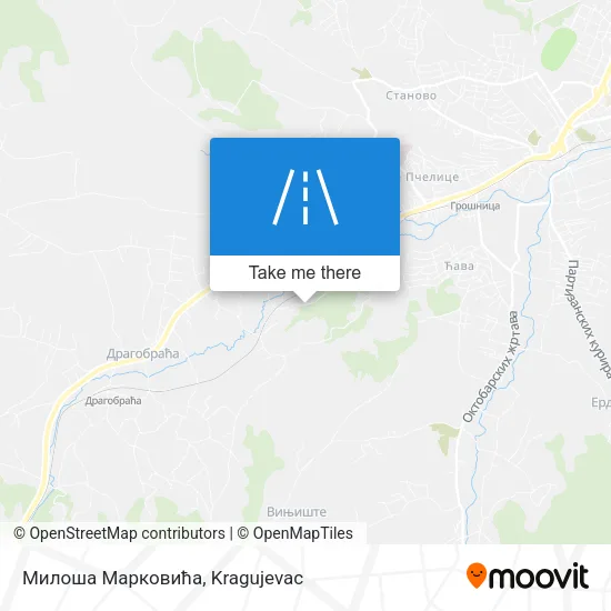 Милоша Марковића map