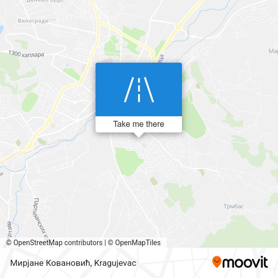 Мирјане Ковановић map