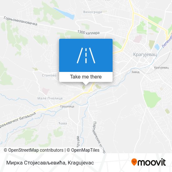Мирка Стојисављевића map