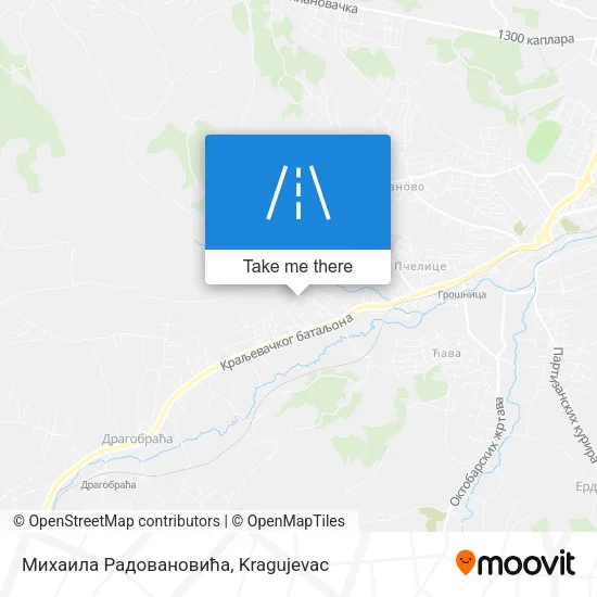 Михаила Радовановића map