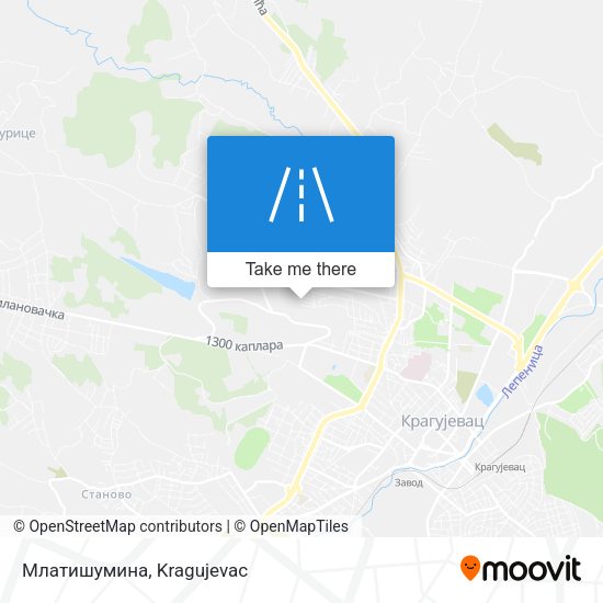 Млатишумина map