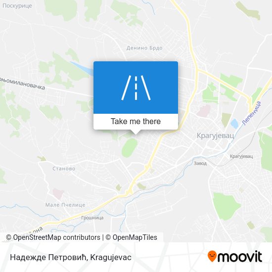 Надежде Петровић map