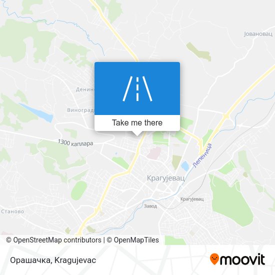 Орашачка map