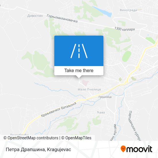 Петра Драпшина map