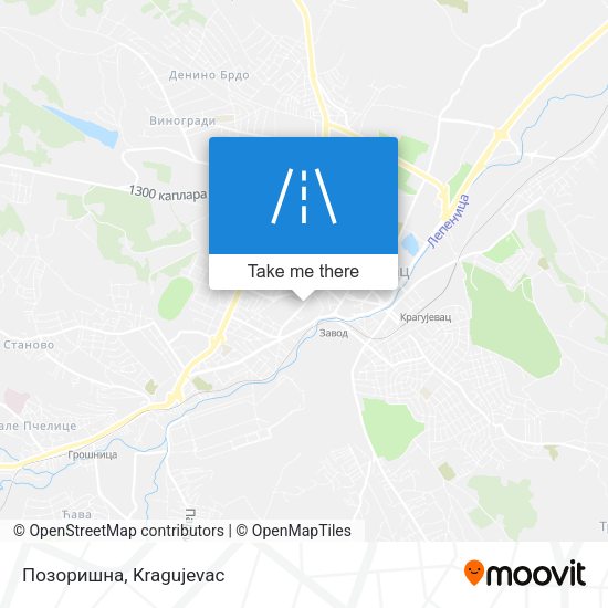 Позоришна map