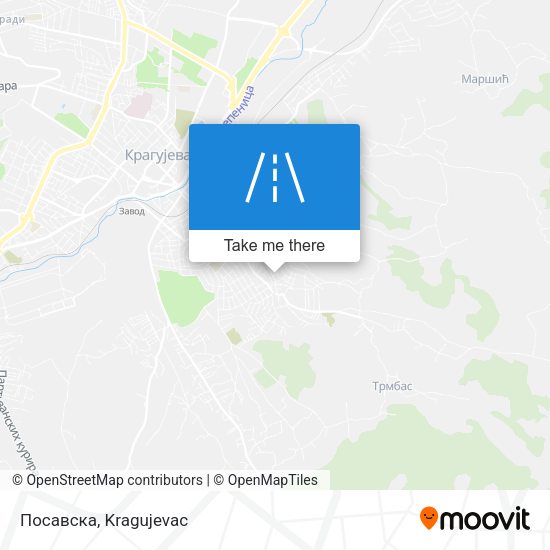 Посавска map