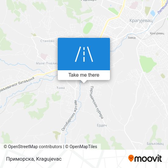 Приморска map