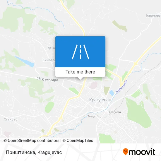 Приштинска map