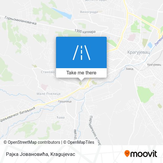 Рајка Јовановића map
