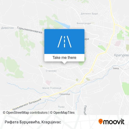 Рифата Бурџевића map