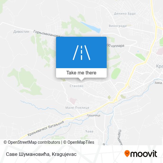 Саве Шумановића map