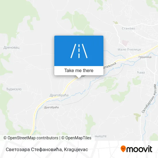 Светозара Стефановића map