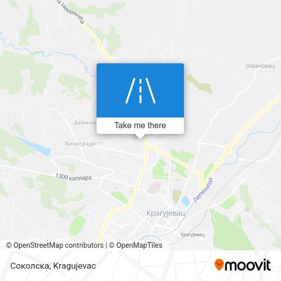 Соколска map
