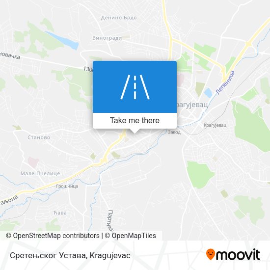 Сретењског Устава map