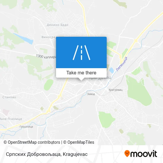Српских Добровољаца map