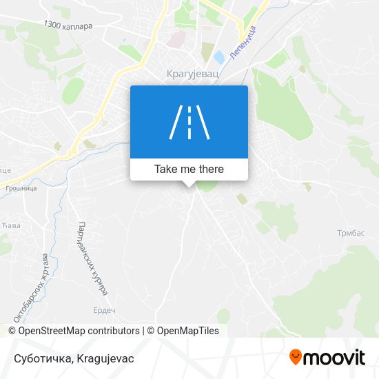 Суботичка map