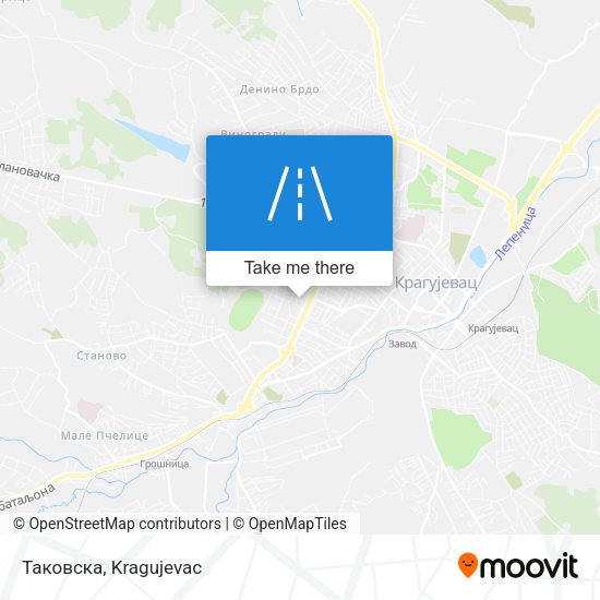 Таковска map