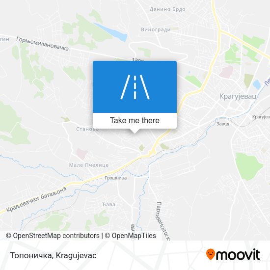 Топоничка map