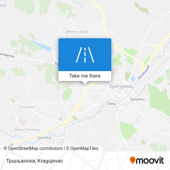 Тршљанска map