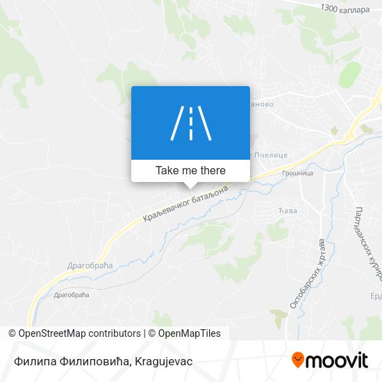 Филипа Филиповића map
