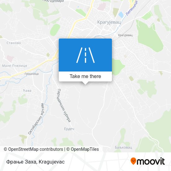 Фрање Заха map