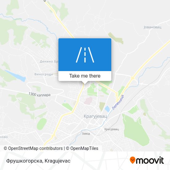 Фрушкогорска map