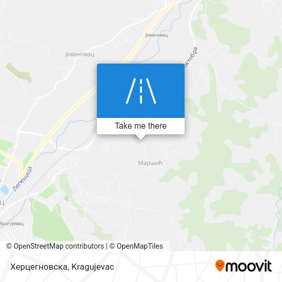 Херцегновска map