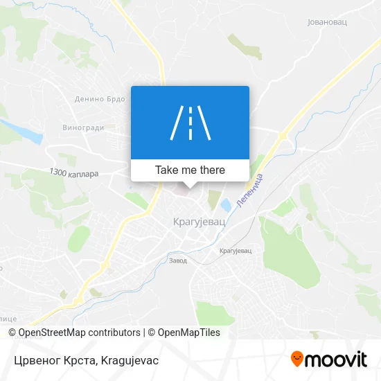 Црвеног Крста map