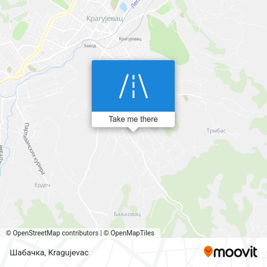 Шабачка map