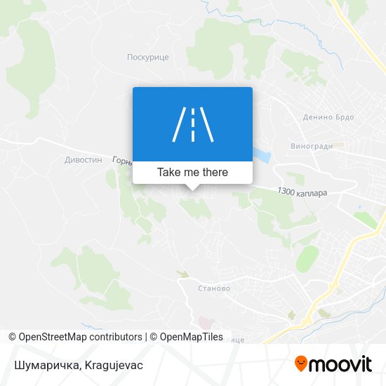 Шумаричка map