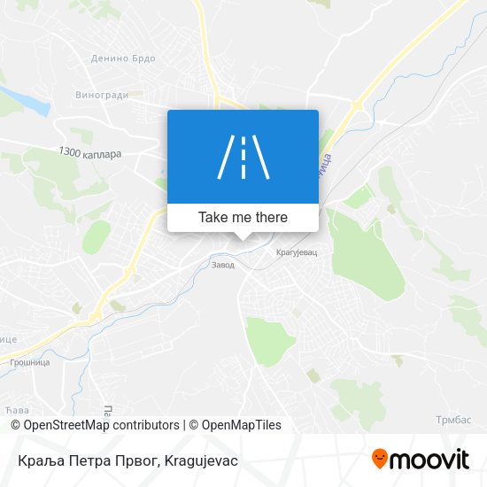 Краља Петра Првог map