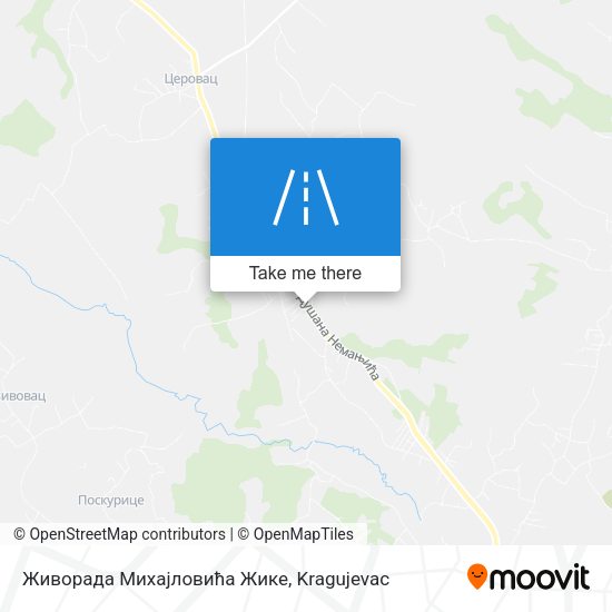 Живорада Михајловића Жике map