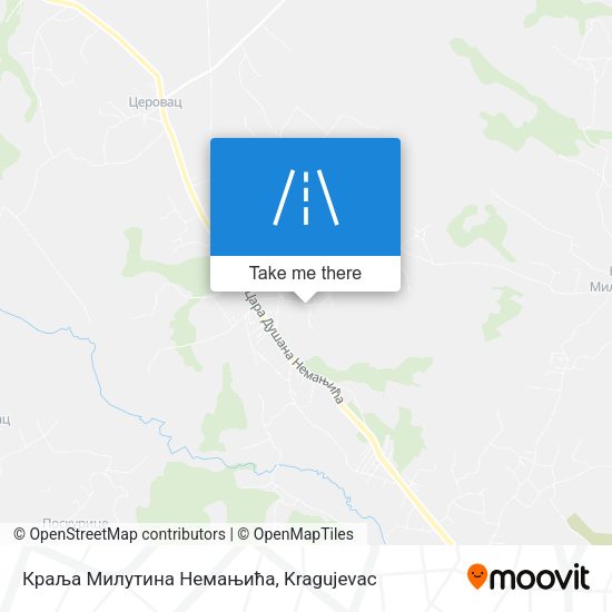 Краља Милутина Немањића map