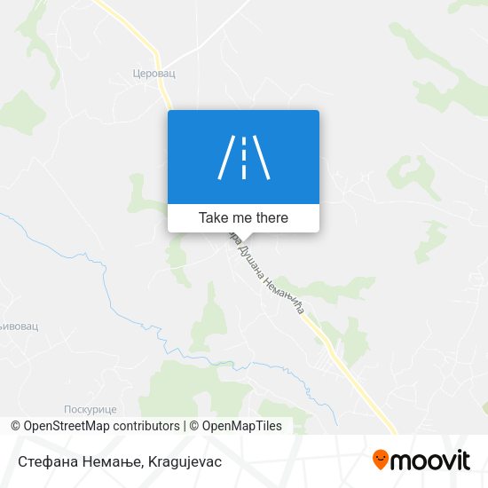 Стефана Немање map