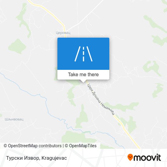 Турски Извор map