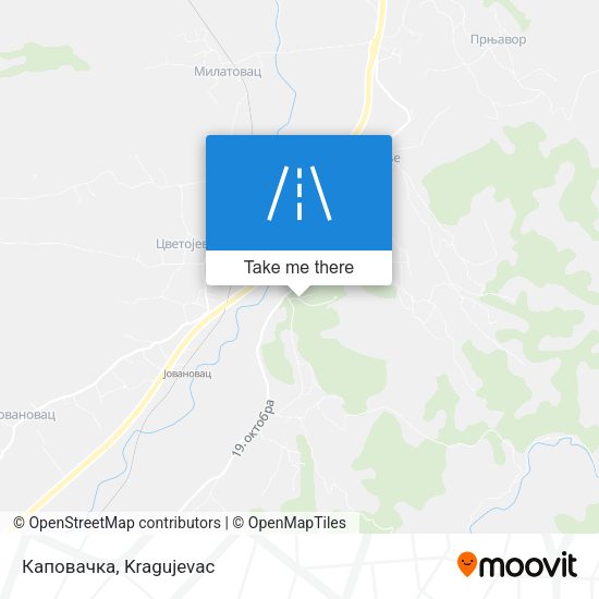 Каповачка map