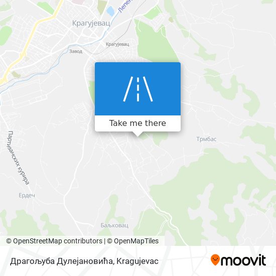 Драгољуба Дулејановића map