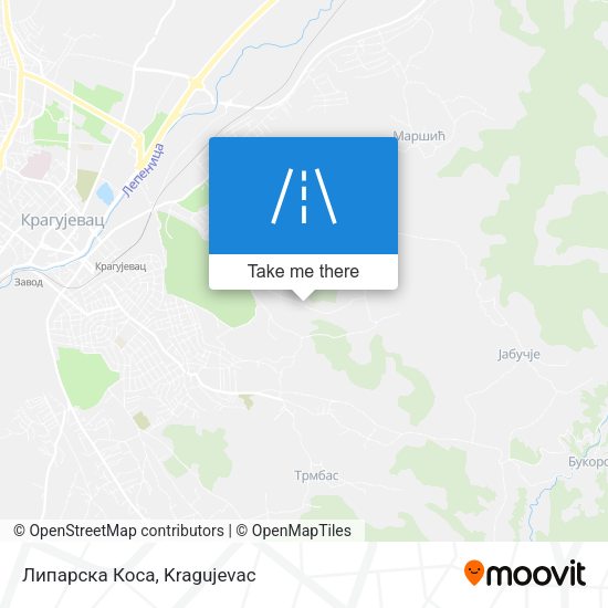 Липарска Коса map