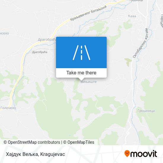 Хајдук Вељка map