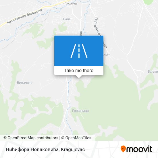 Нићифора Новаковића map