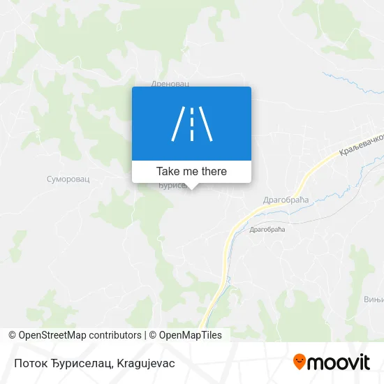 Поток Ђуриселац map