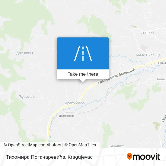 Тихомира Погачаревића map