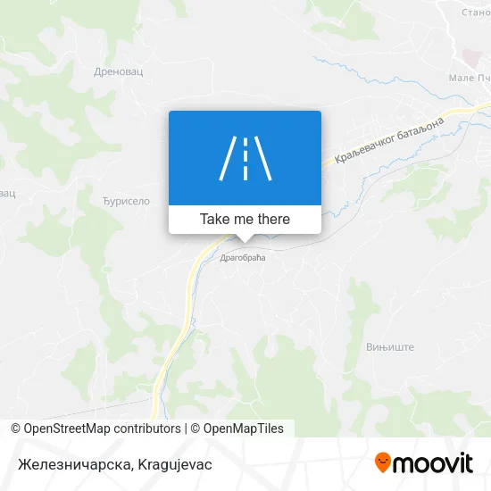 Железничарска map