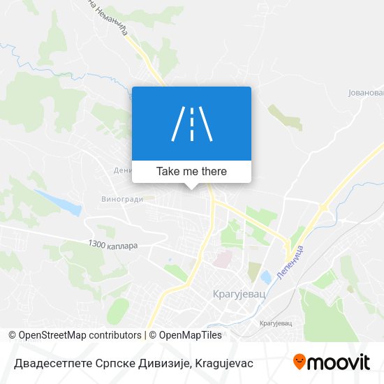 Двадесетпете Српске Дивизије map