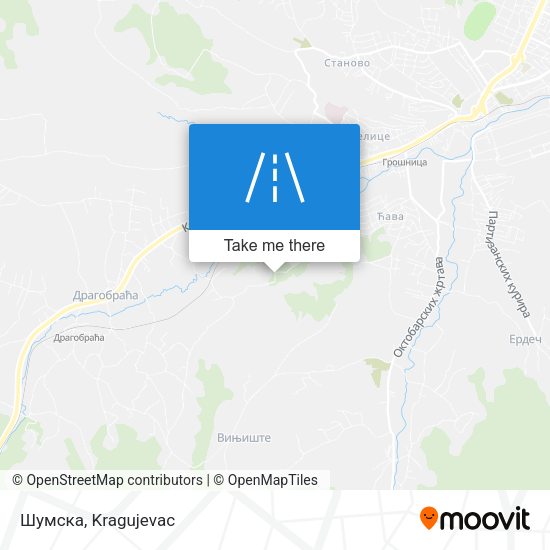 Шумска map