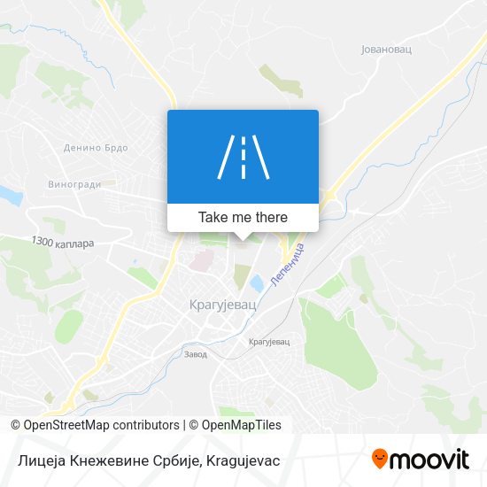 Лицеја Кнежевине Србије map