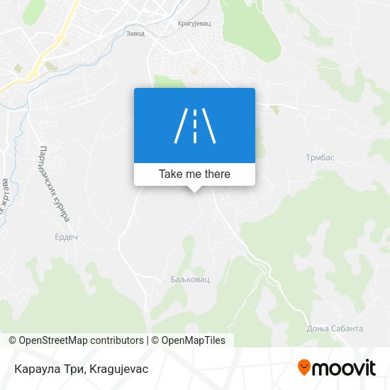 Караула Три map