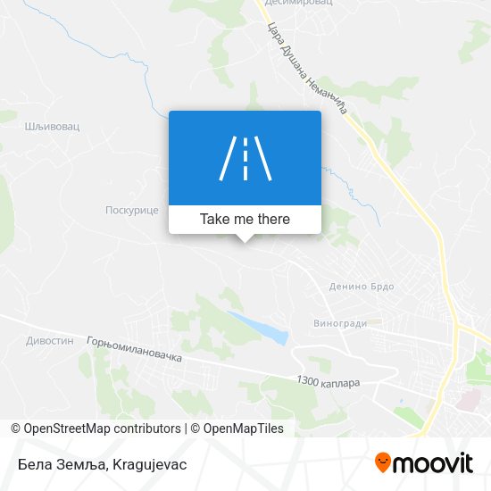 Бела Земља map