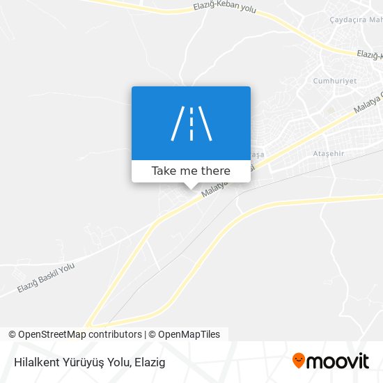 Hilalkent Yürüyüş Yolu map